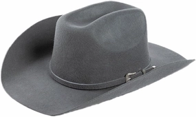 100% Wool Western Cowboy Hat with Wool Belt, Multiple Colors, Adjustable Size S-XL, Roll-Up Brim