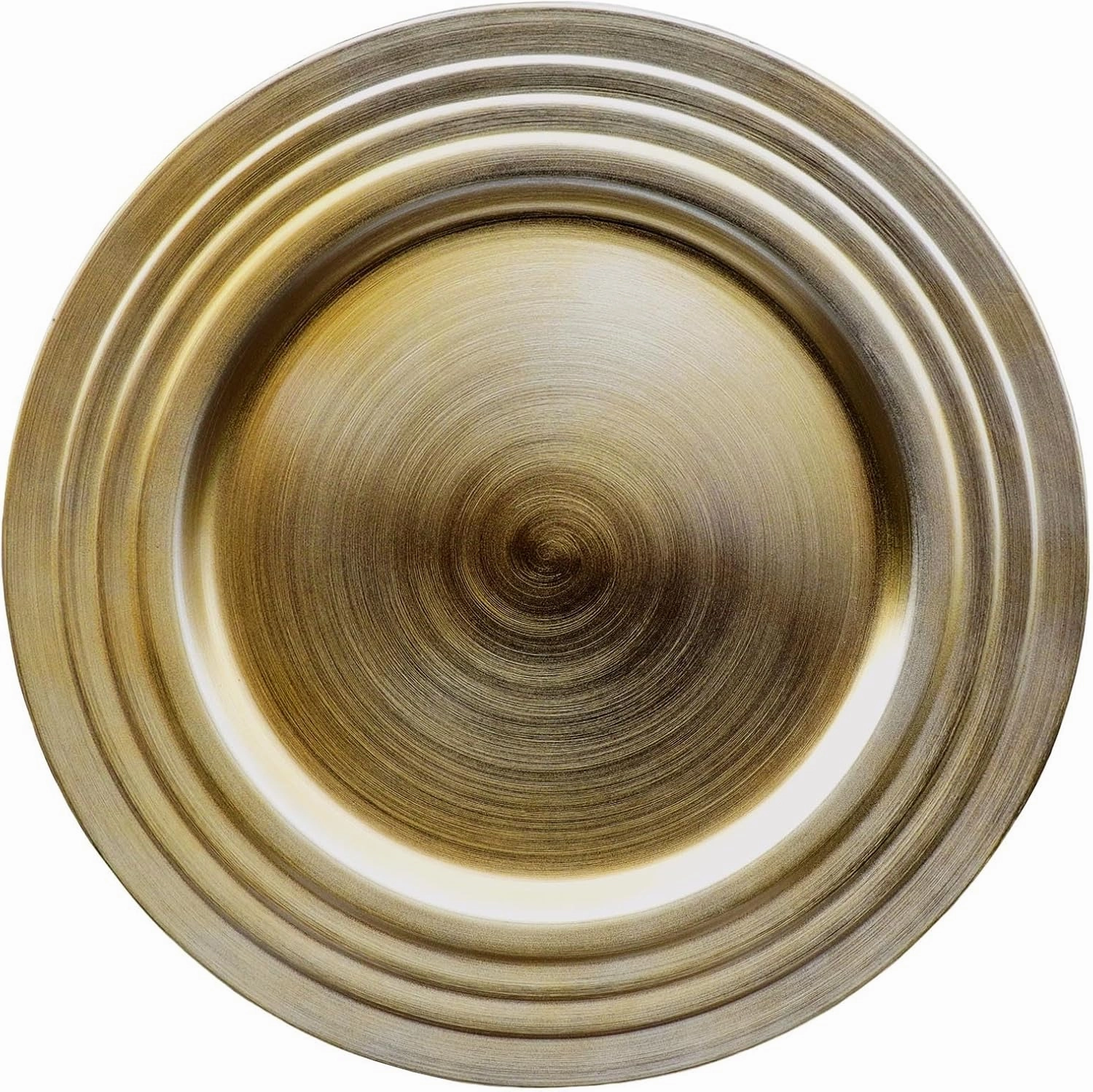 13"" Chargers for Dinner Plates, Gold Chargers for Dinner Plates, Gold Plates for Party Table Decor, Plate Chargers Set of 6 (Gold), F03802