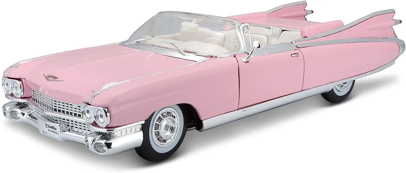1959 Cadillac Eldorado Biarritz diecast Model car 1:18 Scale die cast by Maisto - Pink
