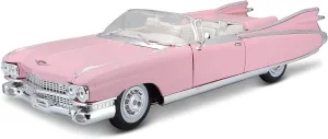 1959 Cadillac Eldorado Biarritz diecast Model car 1:18 Scale die cast by Maisto - Pink
