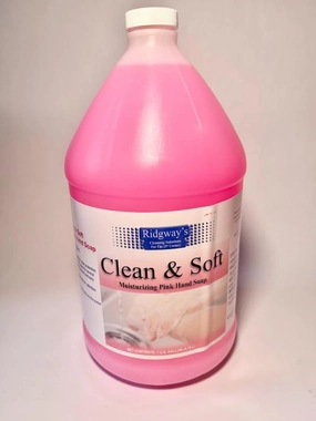 1 Gallon Pink Cleansing Liquid Soap, Soothing Pink Lotion Soap Refill