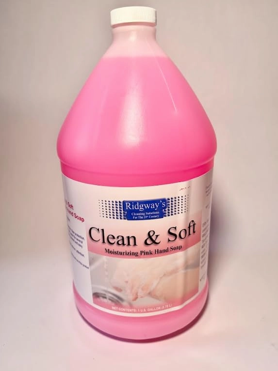 1 Gallon Pink Cleansing Liquid Soap, Soothing Pink Lotion Soap Refill