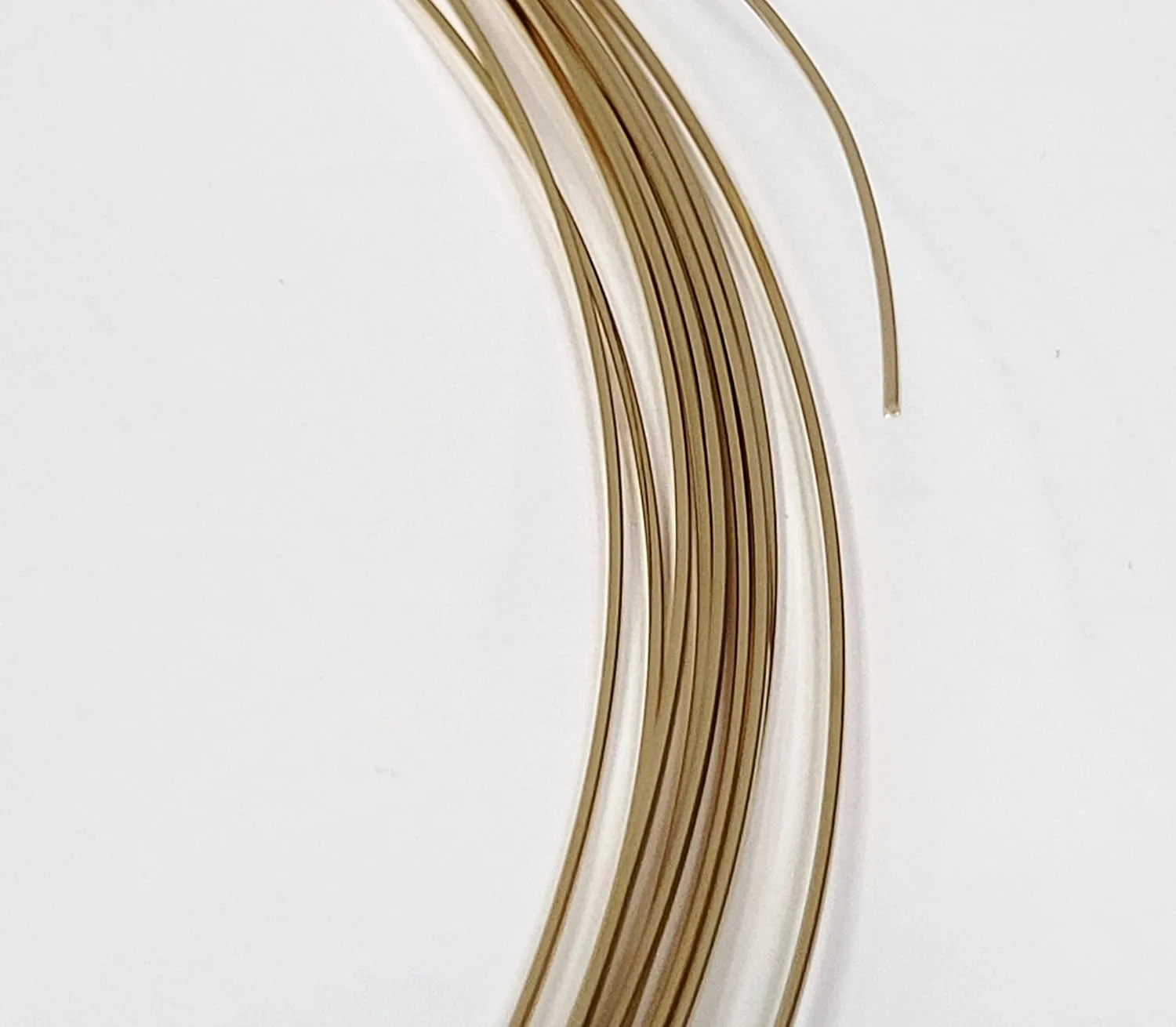 20 Gauge, Square, Dead Soft, 14/20 Yellow Gold-Filled Wire - 1 FT - for Jewelry Art from WIZART