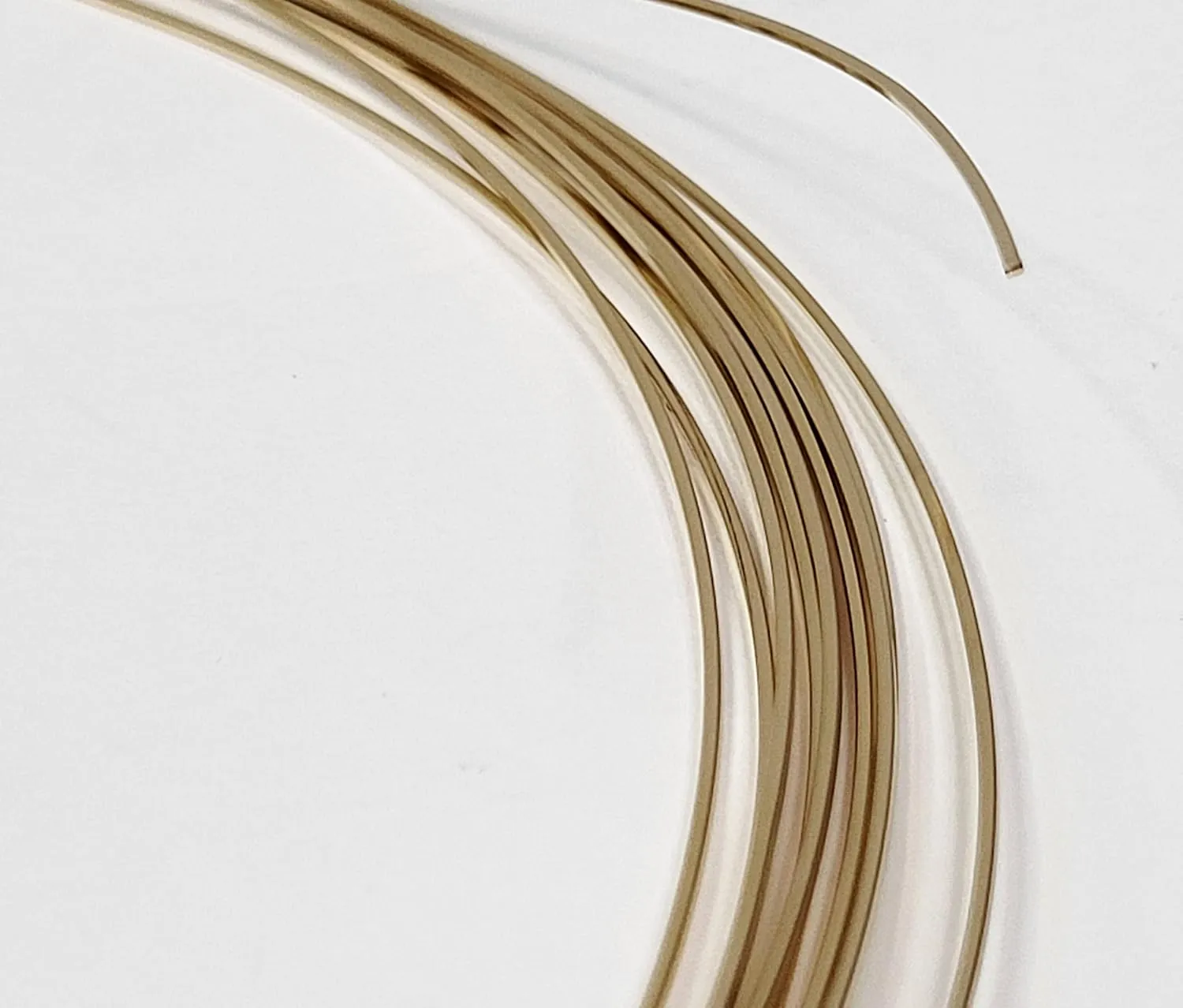 20 Gauge, Square, Dead Soft, 14/20 Yellow Gold-Filled Wire - 1 FT - for Jewelry Art from WIZART