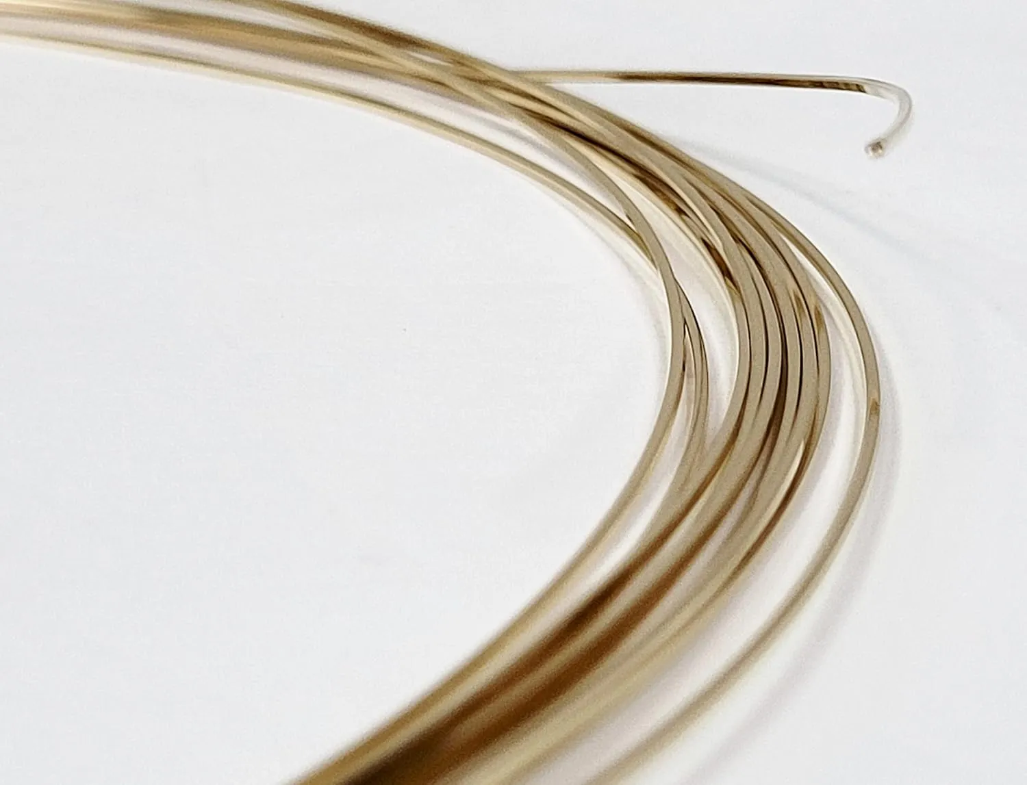 20 Gauge, Square, Dead Soft, 14/20 Yellow Gold-Filled Wire - 1 FT - for Jewelry Art from WIZART