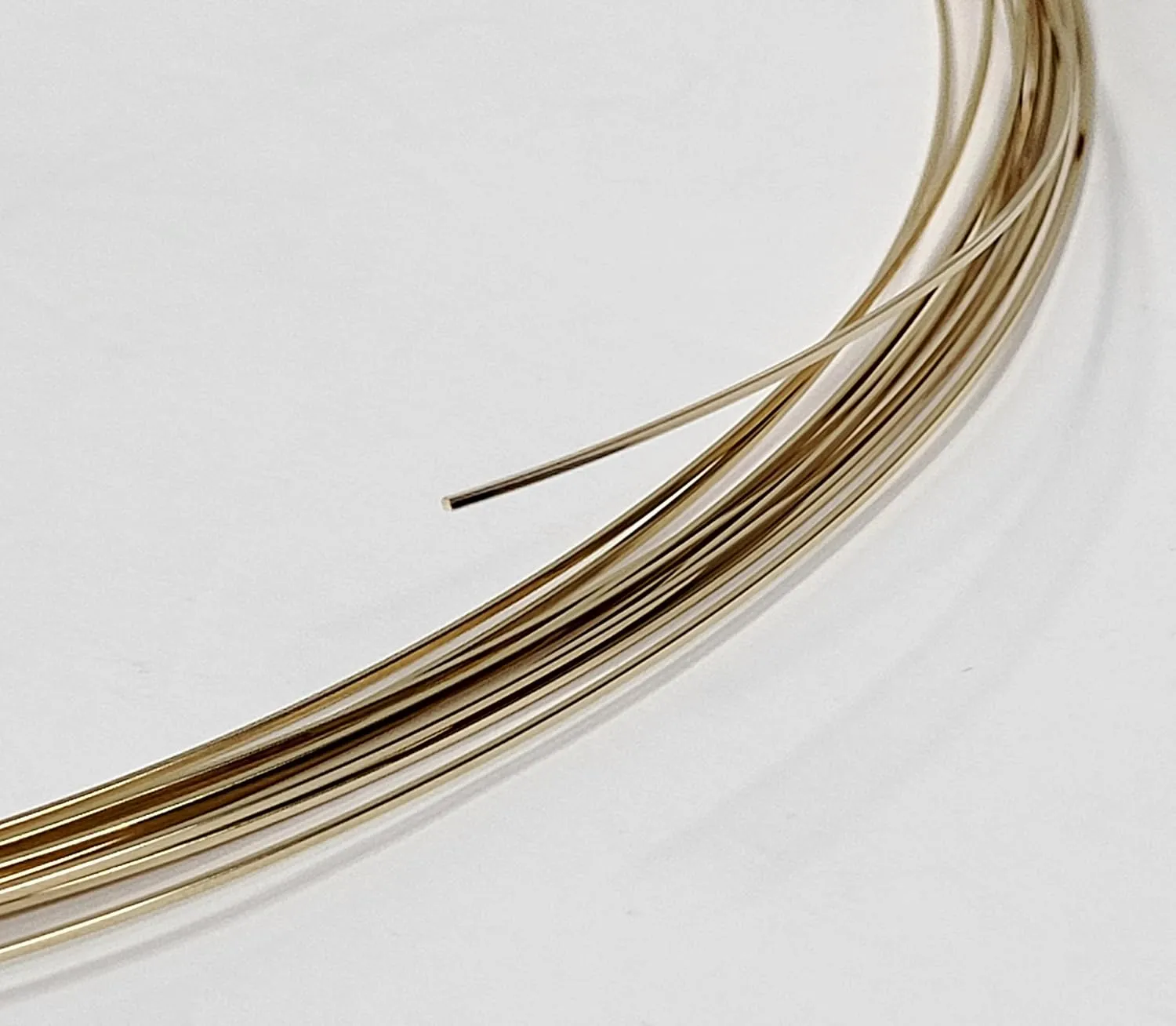 20 Gauge, Square, Dead Soft, 14/20 Yellow Gold-Filled Wire - 1 FT - for Jewelry Art from WIZART