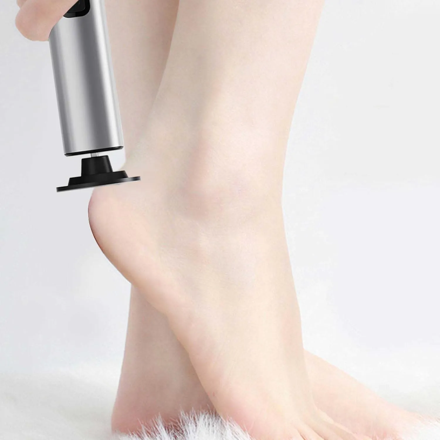 2025 New Electric Foot Callus Remover, Callus Remover for Feet, Foot Sander Pedicure Tools with Digital Display for Soft Smooth Feet Universal Skin Type, Easy to Use at Home (Grey)