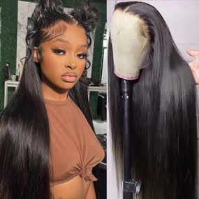 20 Inch Straight Lace Front Wigs Human Hair 13x6 HD Lace Front Wigs Human Hair 10A Brazilian Virgin Human Hair Wigs for Black Women 13x6 Straight Wigs Pre Plucked Lace Frontal Wigs