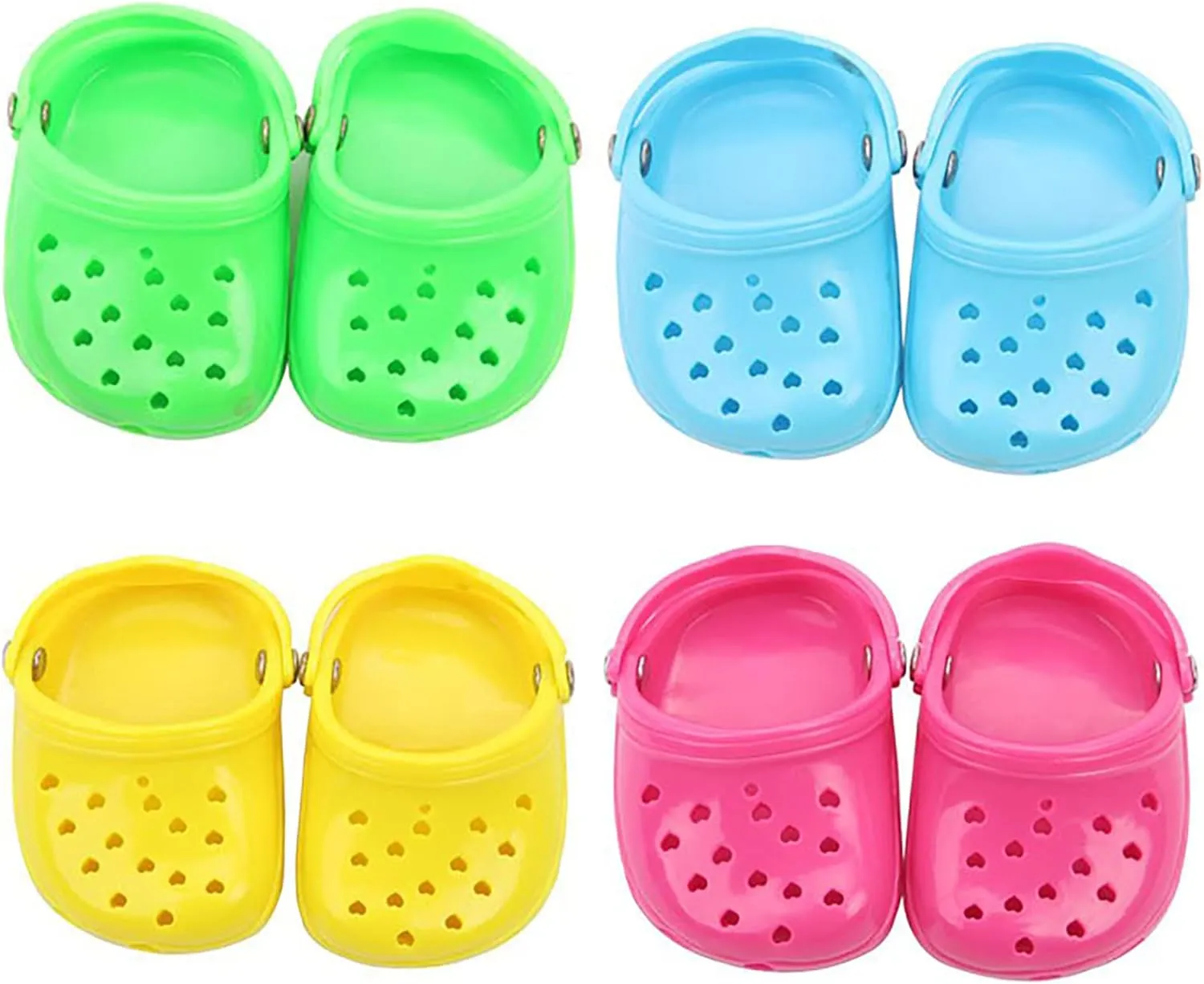 4 PCS Small Dog Sandals, Shoes for Dogs, Candy Colors Dog Sandals for Photo, Doggy Rubber Slipper Shoes Purple