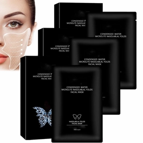 5pairs Face Nutrition Wrinkle Removal Lift Sticker, Instant Wrinkle Removal, Nasolabial Folds Face Lift, Anti-Wrinkle Facial Patches, 5 pairs/Box (15pairs)
