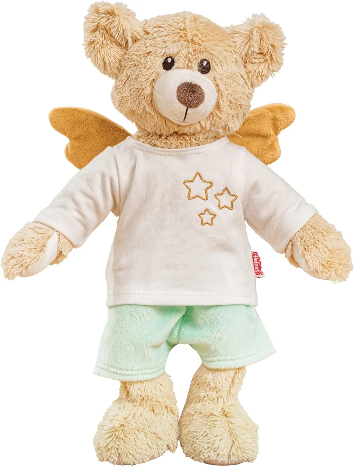 757 Hope Teddy Bear with Guardian Angel Costume, Approximately 42 cm tall, to dress and undress, to love and as a playmate, Brown, 10209549