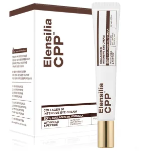 80% Collagen With Gold Peptides Eye Cream - Snail Secretion Filtrate   Matrixyl 3000   Haloxyl For Wrinkles, Dark Circles, Moisturizer - Korean Skin Care, 0.7 fl.oz