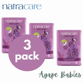 [Bundle Of 3] Natracare Organic Cotton Maxi Pads – Regular (14pcsx 3)