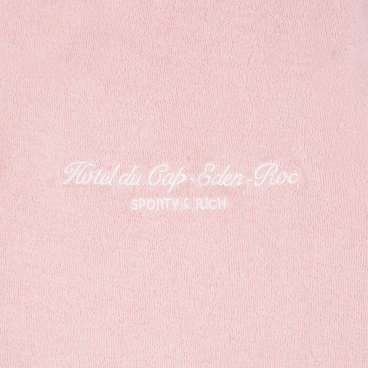   Hotel du Cap Eden-Roc Cursive Terry Polo 'Pink'