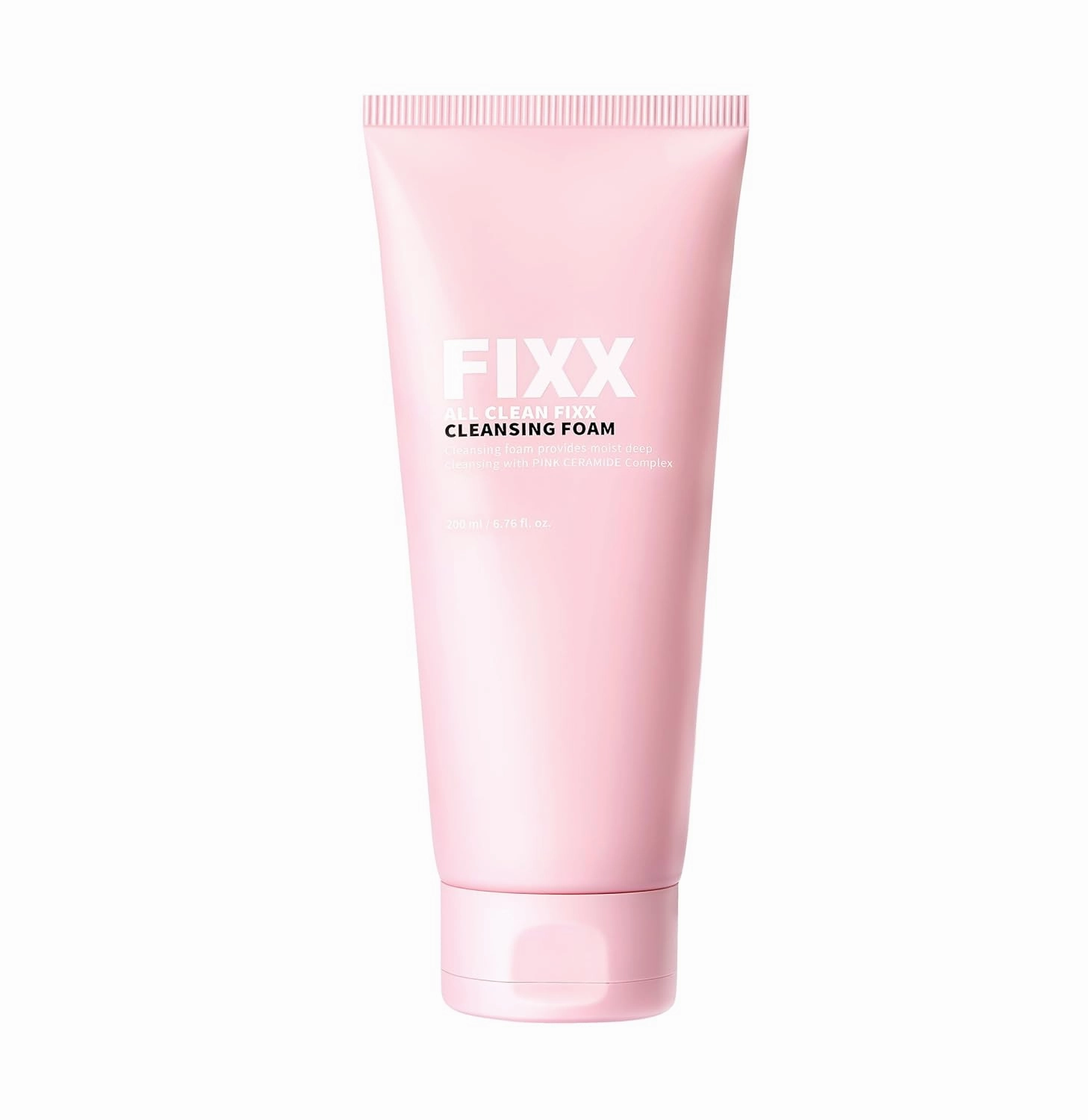 [So'natural Powder4room] All Clean Fixx Cleansing Foam, 7 fl oz (200ml) | A Pink Cera Cream Foam | Cleansing Foam | Foam Cleanser | Foam Cleanser Face Wash | Comfortable and Soft | Cleansing