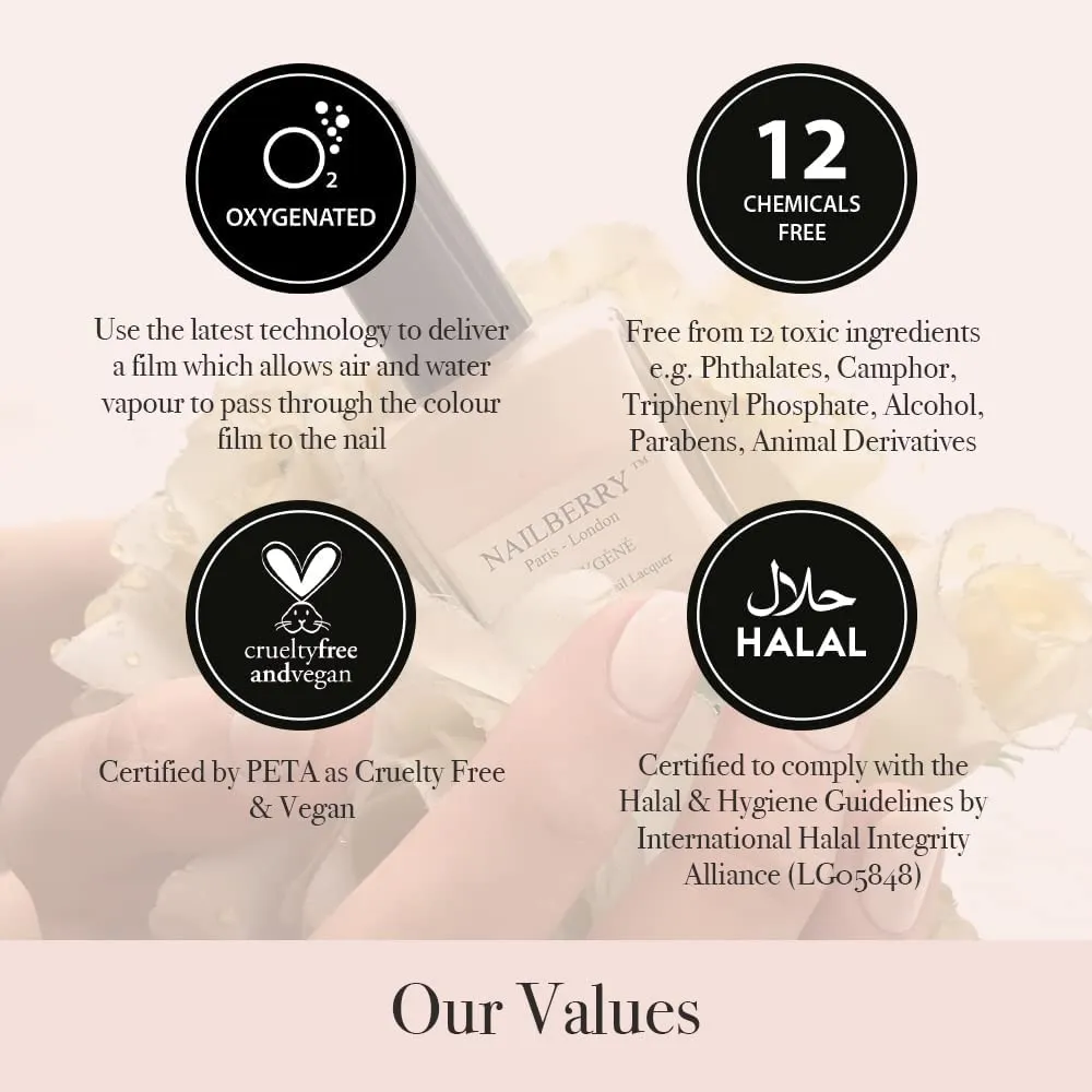 Acai Nail Elixir | 5-in-1 Nail Base Coat & Treatment | Nail Treatment & Repair | Strengthens, Hydrates, Protects, Smooths, & Grows | Vegan | Certified Halal & Cruelty Free | 12-Free | 15 ml