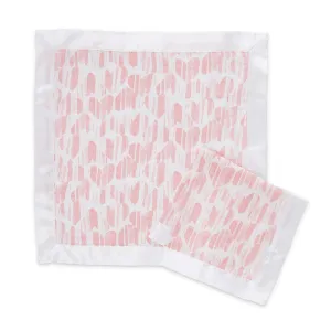 aden   anais Essentials Issie Security Blankets, Super Soft 100% Cotton Muslin, 2 Pack, Briar Rose