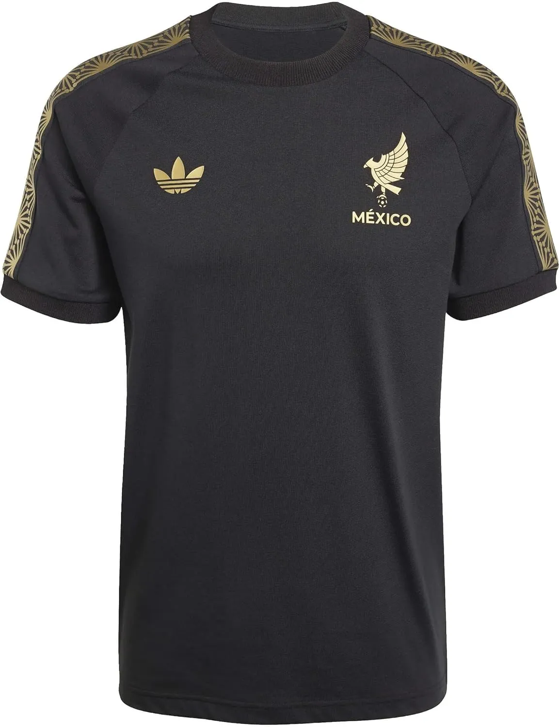 adidas FMF Gold T-Shirt - Men's (JE5336, Black/Gold)