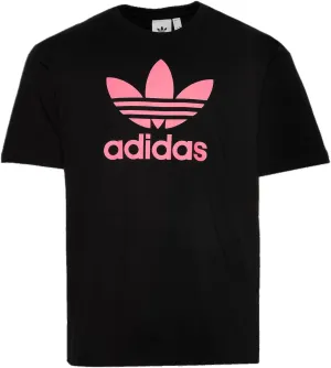 adidas Originals Trefoil T-Shirt - Men's (JC7910, Black/Easy Pink)