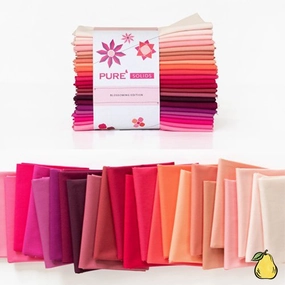 AGF Blossoming Edition Bundle - 23 Fat Quarters | Pure Solids | Art Gallery Fabrics | CB-PFQ505