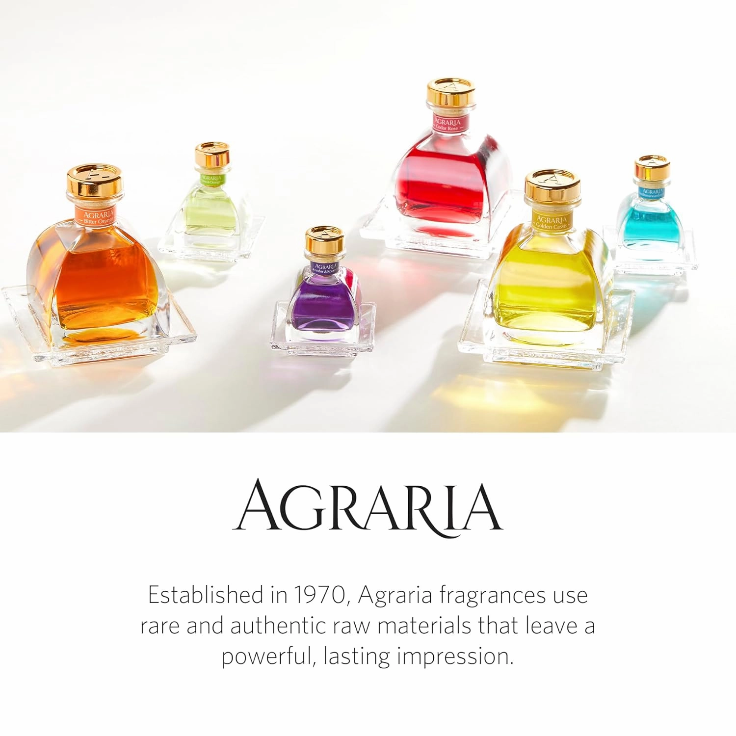 AGRARIA Luxury Bath Bar Soap Assorted Collection, Bitter Orange, Lemon Verbena, Mediterranean Jasmine Bar Soap for Men and Women, Skincare Gift Set