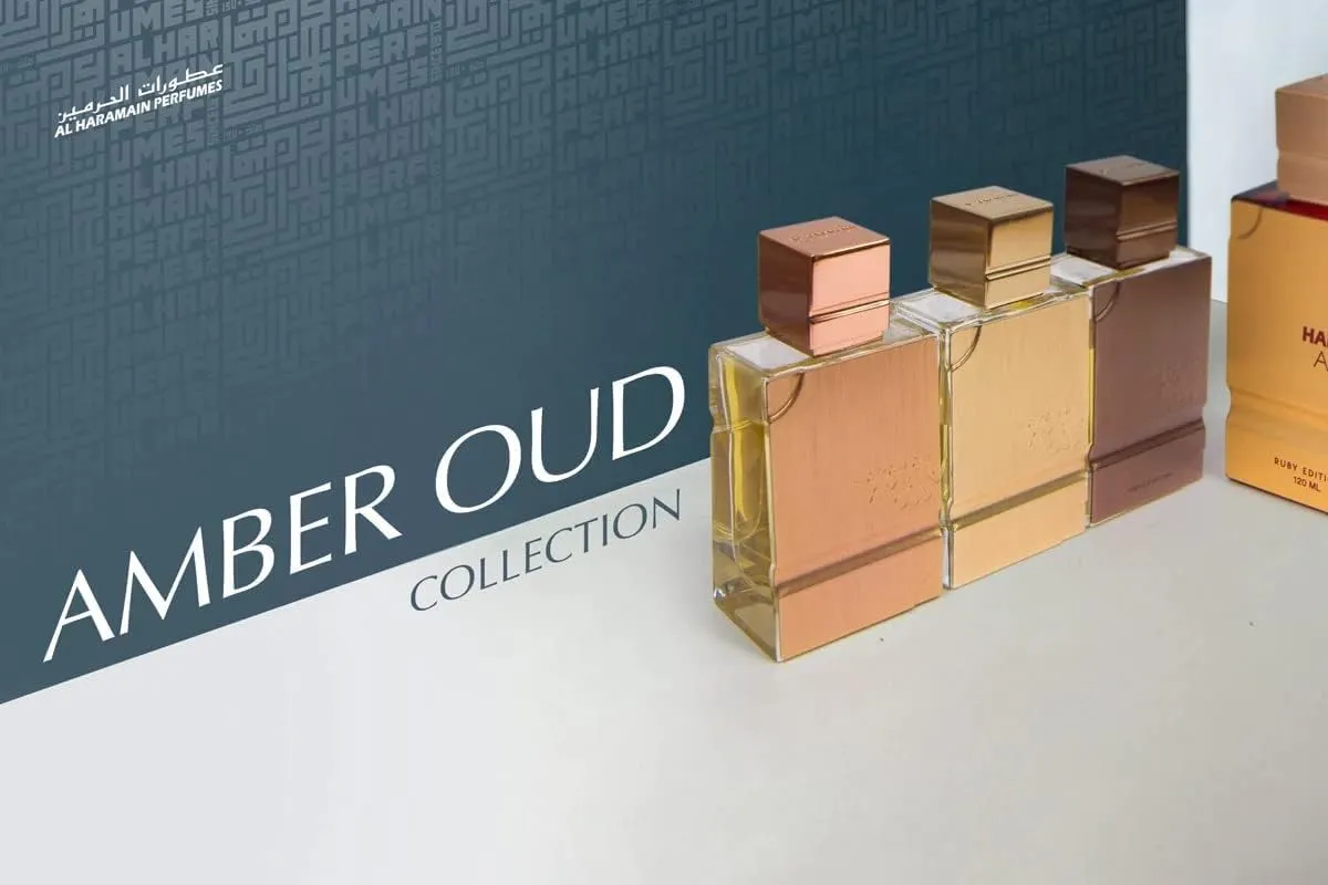Al Haramain Amber Oud White Edition - Arabian Unisex Amber Long Lasting Perfume for Men and Women - 2 oz