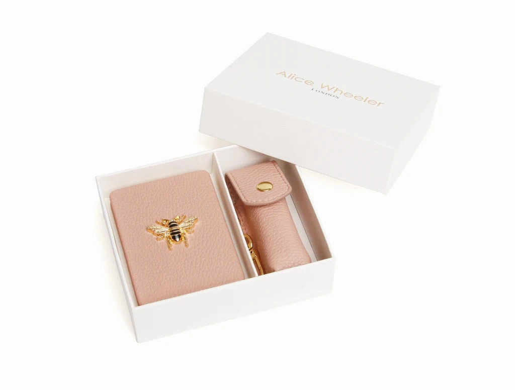 Alice Wheeler Mirror & Lipstick set-Pink