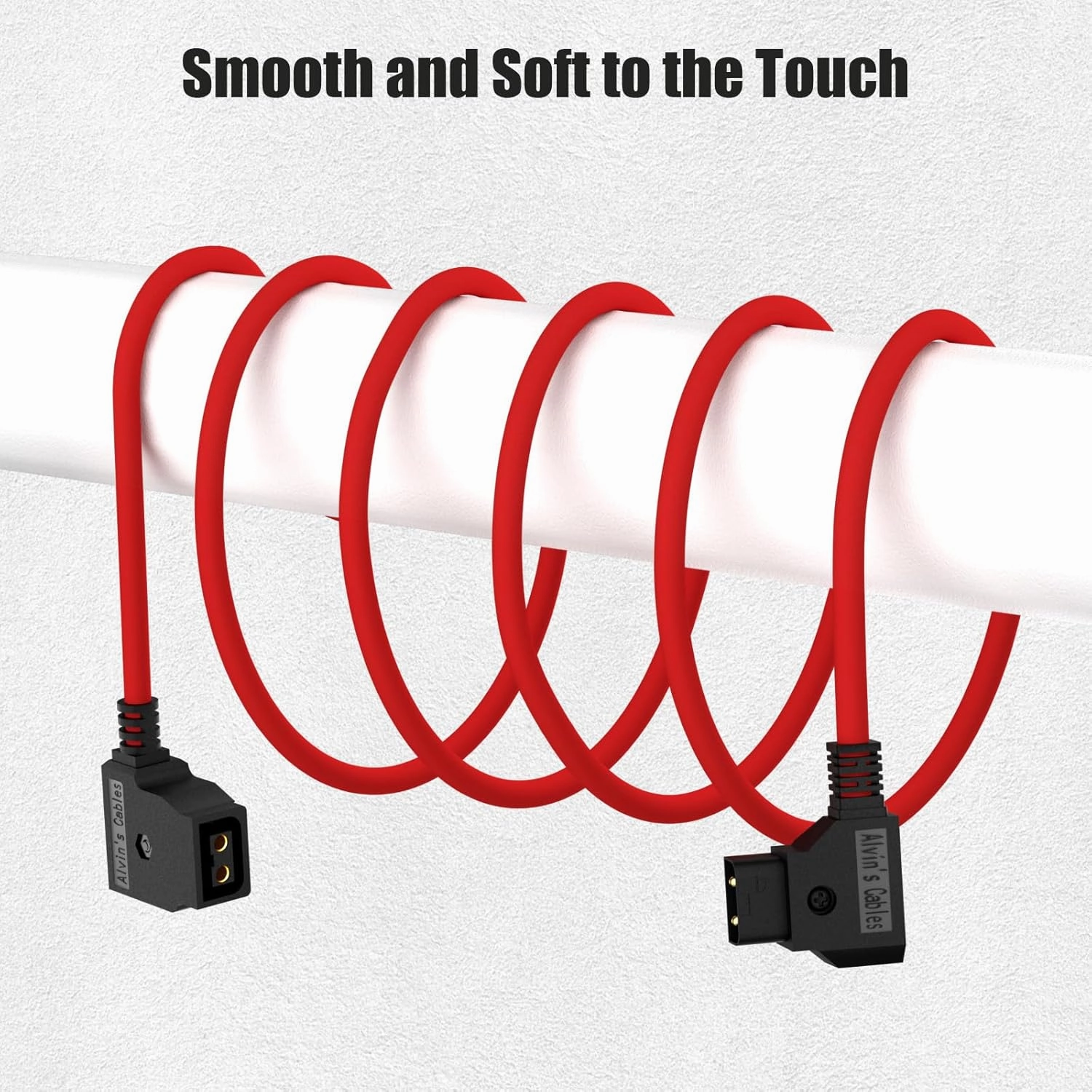 Alvin's Cables Ultra Soft D-tap Male to Female Extension Cable for DSLR Rig Anton Bauer Battery IDX SmallRig V-Mount Gold Mount Battery 1M| 39.4in
