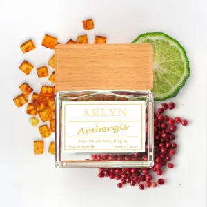 ARLYN Ambergis Unisex EDP Perfume - 1.7oz, Top notes: Bergamot, Grapefruit, Middle notes: Damask Rose, Pink Pepper, Base notes: Cedar, Guaiac Wood, Patchouli