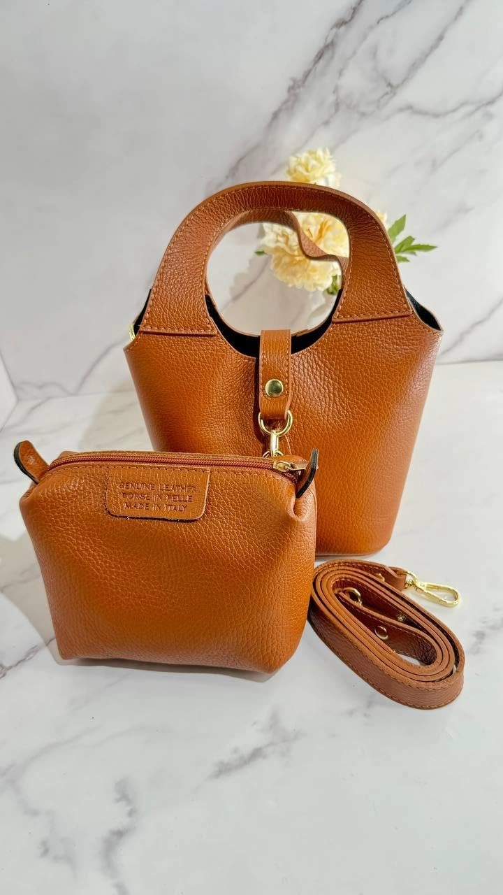 Aurora Verde bag. Made in Italy
