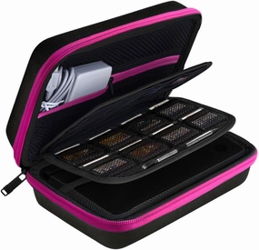 AUSTOR Case for Nintendo New 3DS XL (Black Rose)