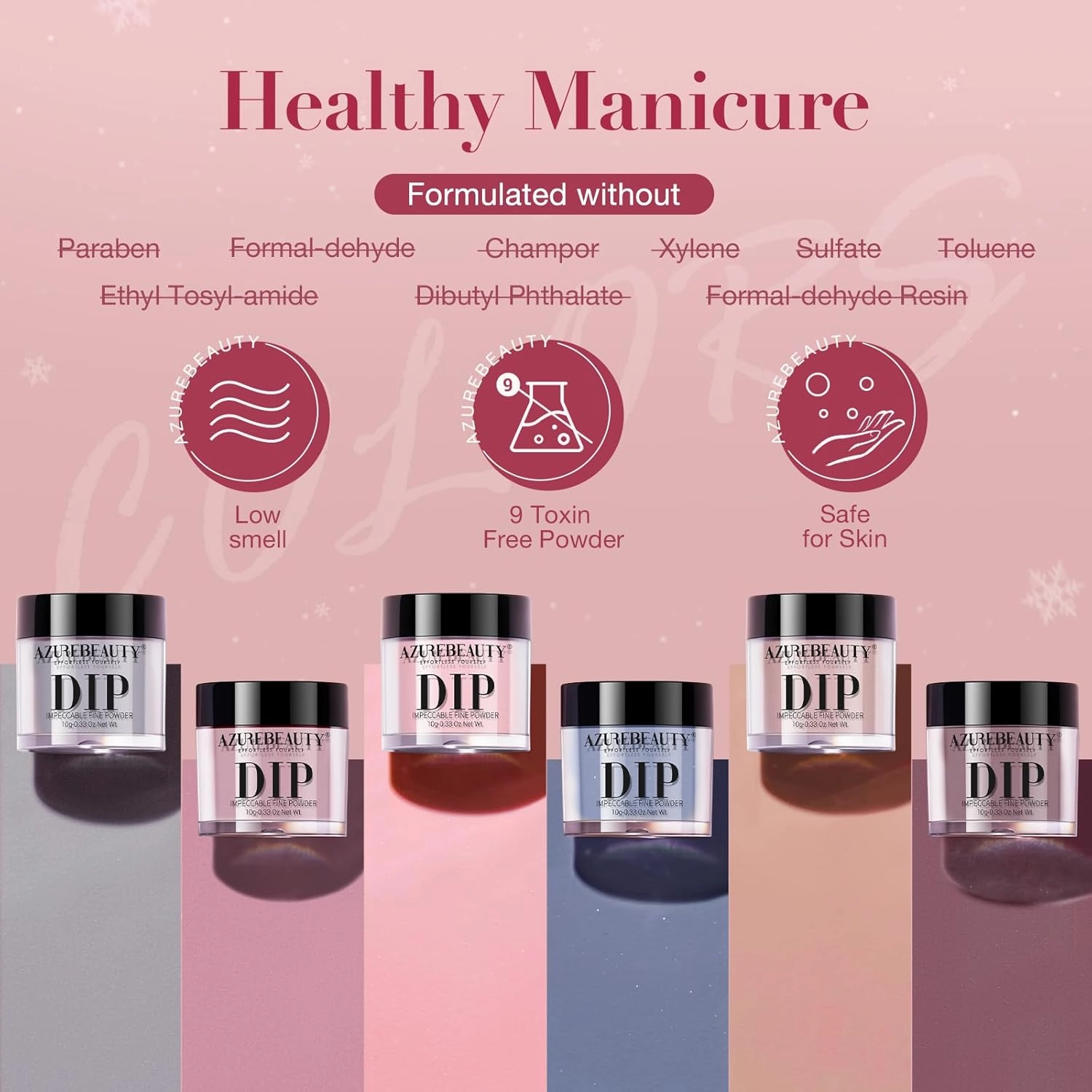 AZUREBEAUTY 31 Pcs Dip Powder Nail Kit Starter All Season 20 Colors Glitter Nude Gray Acrylic Nail Dip Powder System Essential Liquid Set for French Nails Art Manicure DIY Salon Gift for Women