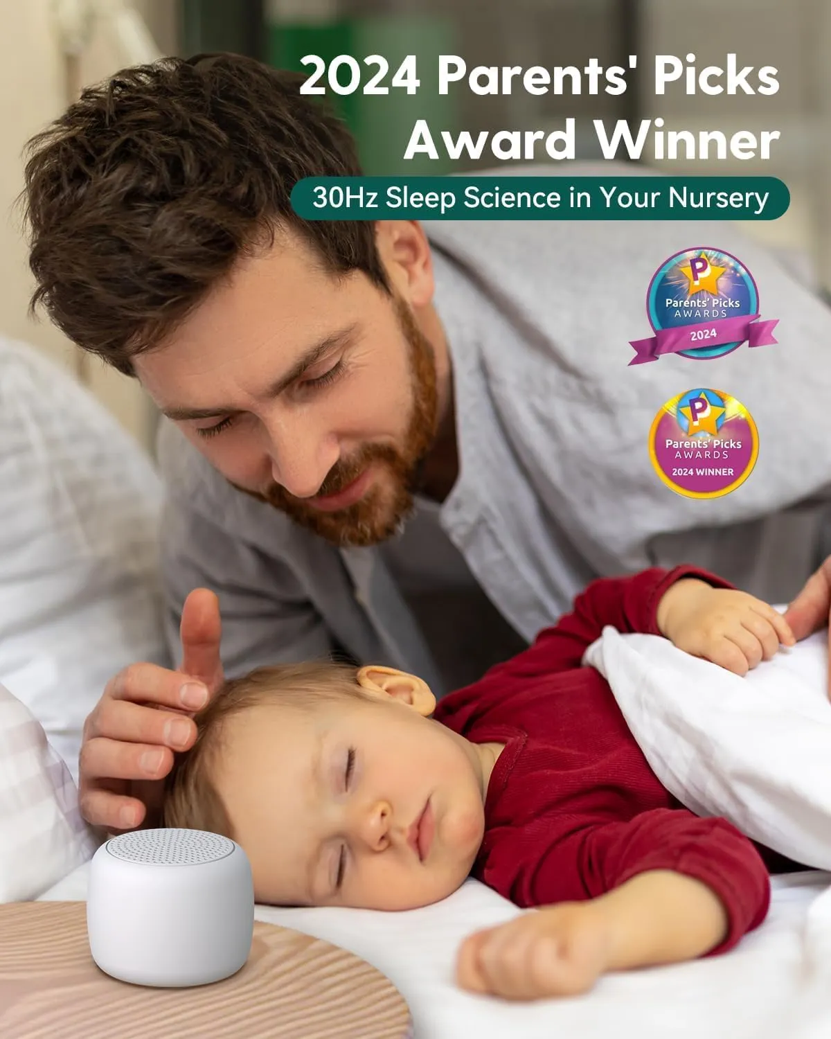 Babelio Portable White Noise Machine   Travel Case in Grey, for Adults Kids Baby