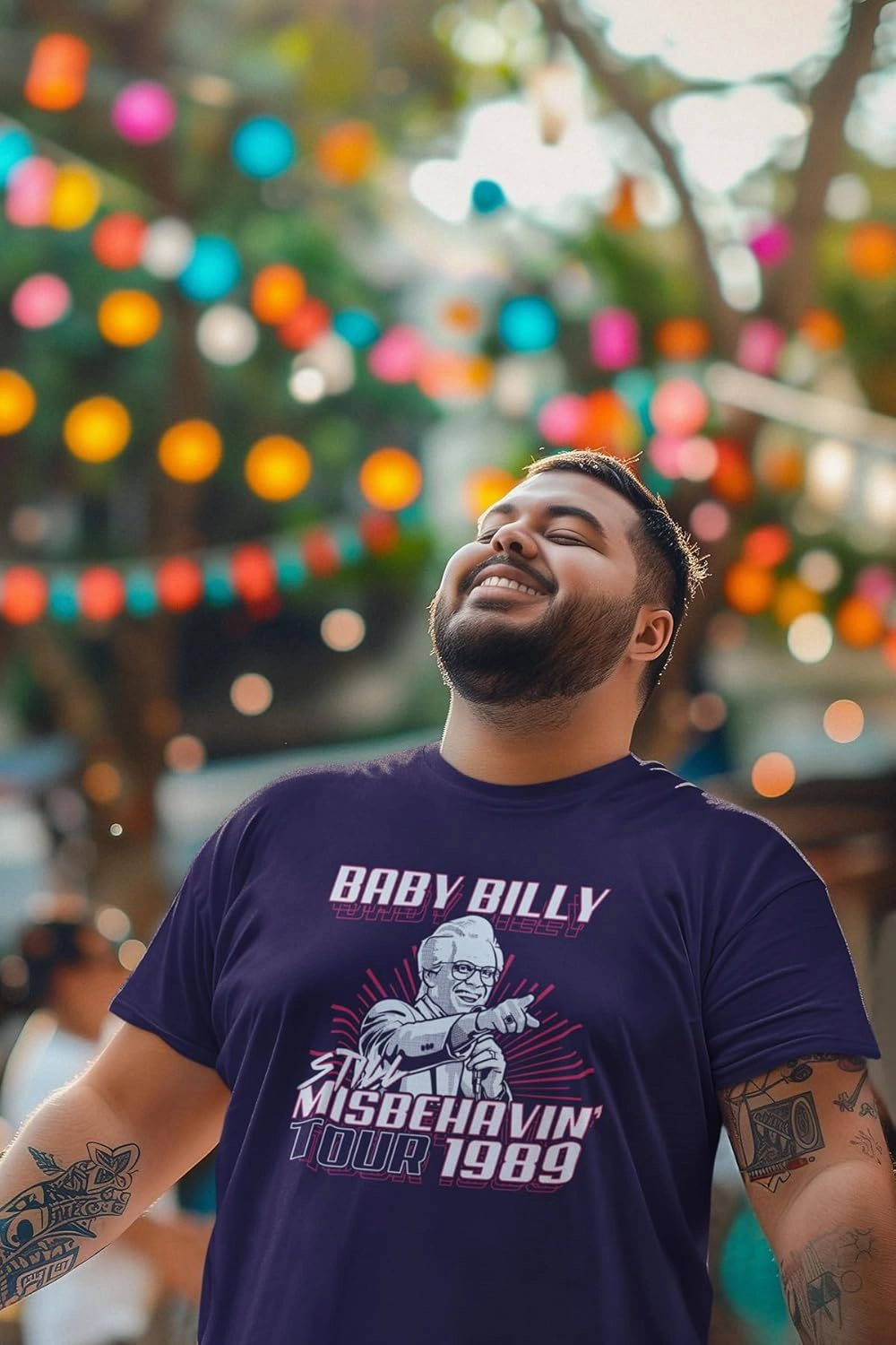 Baby Billy World Tour 1989 - Still Misbehavin - Funny Humor tv Show Preacher Comedy Xs-6x - Soft - Unisex Tee