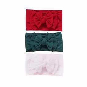 Baby Headband 3pc Set — Festive Set #1