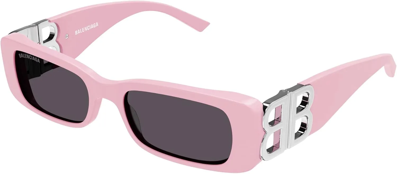 Balenciaga BB0096S Pink/Dark Grey 51/18/130 women Sunglasses