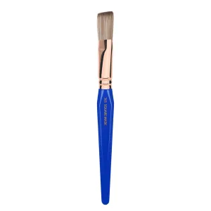 Bdellium Tools Professional Makeup Brush - Golden Triangle 365 Square Mask - With All Vegan and Soft Synthetic Fibers, For Applying Face Masks (Blue, 1pc)