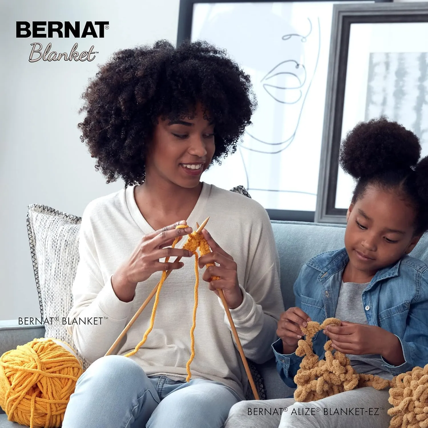 Bernat Blanket Super Bulky Acrylic Yarn - 2 Pack of 300g/10.5oz #6 Chunky Chenille Heavy Weight Yarn for Knitting and Crocheting, Amigurumi, Thick Blankets (Pink Dust, 220 Yards 2-Pack)