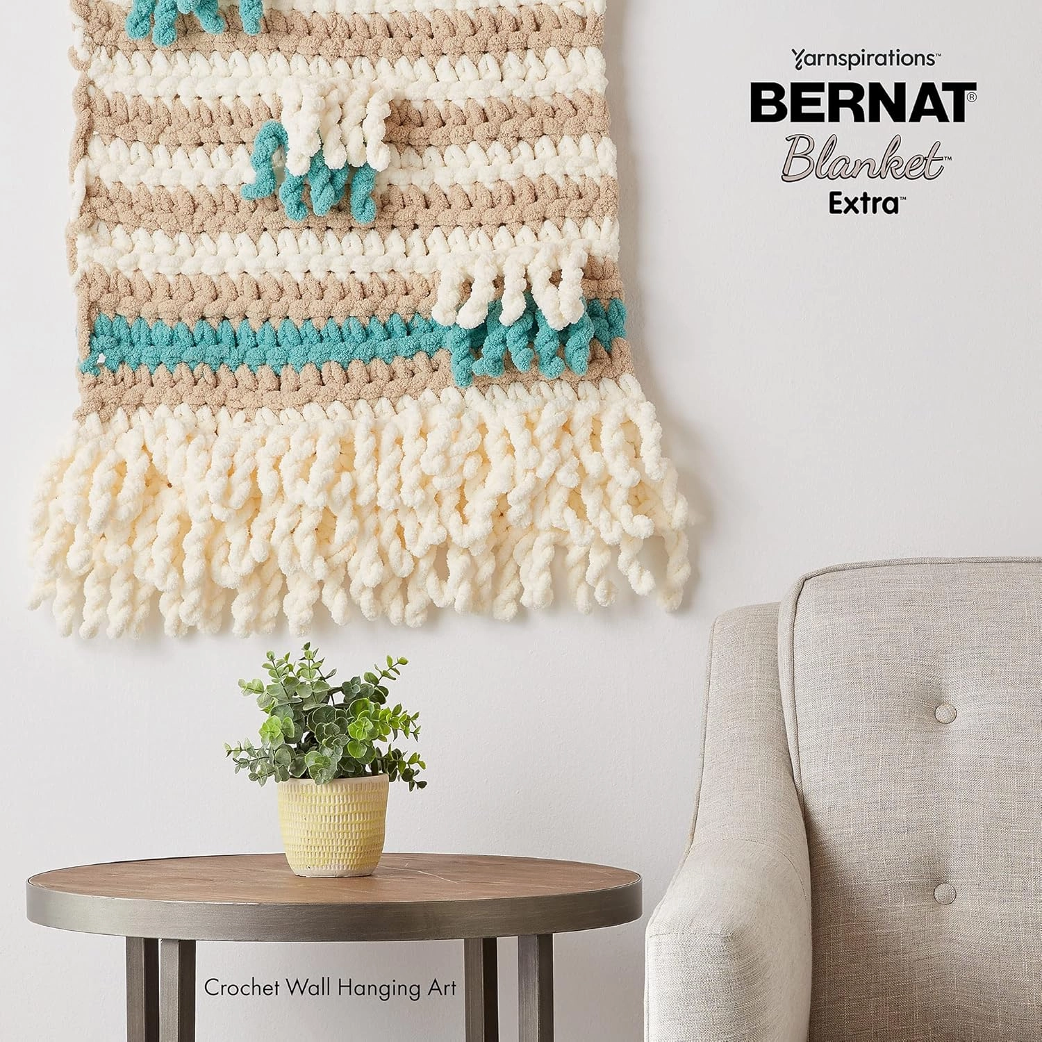 Bernat Blanket Extra Burnt Rose Yarn - 2 Pack of 300g/10.5oz - Polyester - 7 Jumbo - 97 Yards - Knitting/Crochet