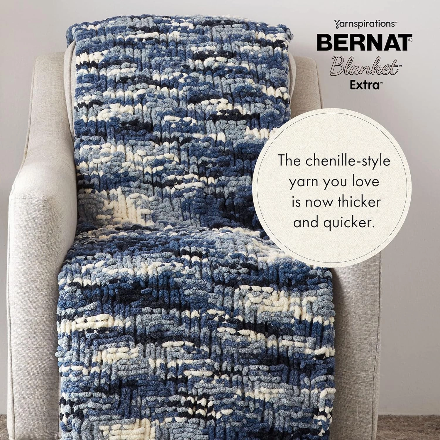 Bernat Blanket Extra Burnt Rose Yarn - 2 Pack of 300g/10.5oz - Polyester - 7 Jumbo - 97 Yards - Knitting/Crochet