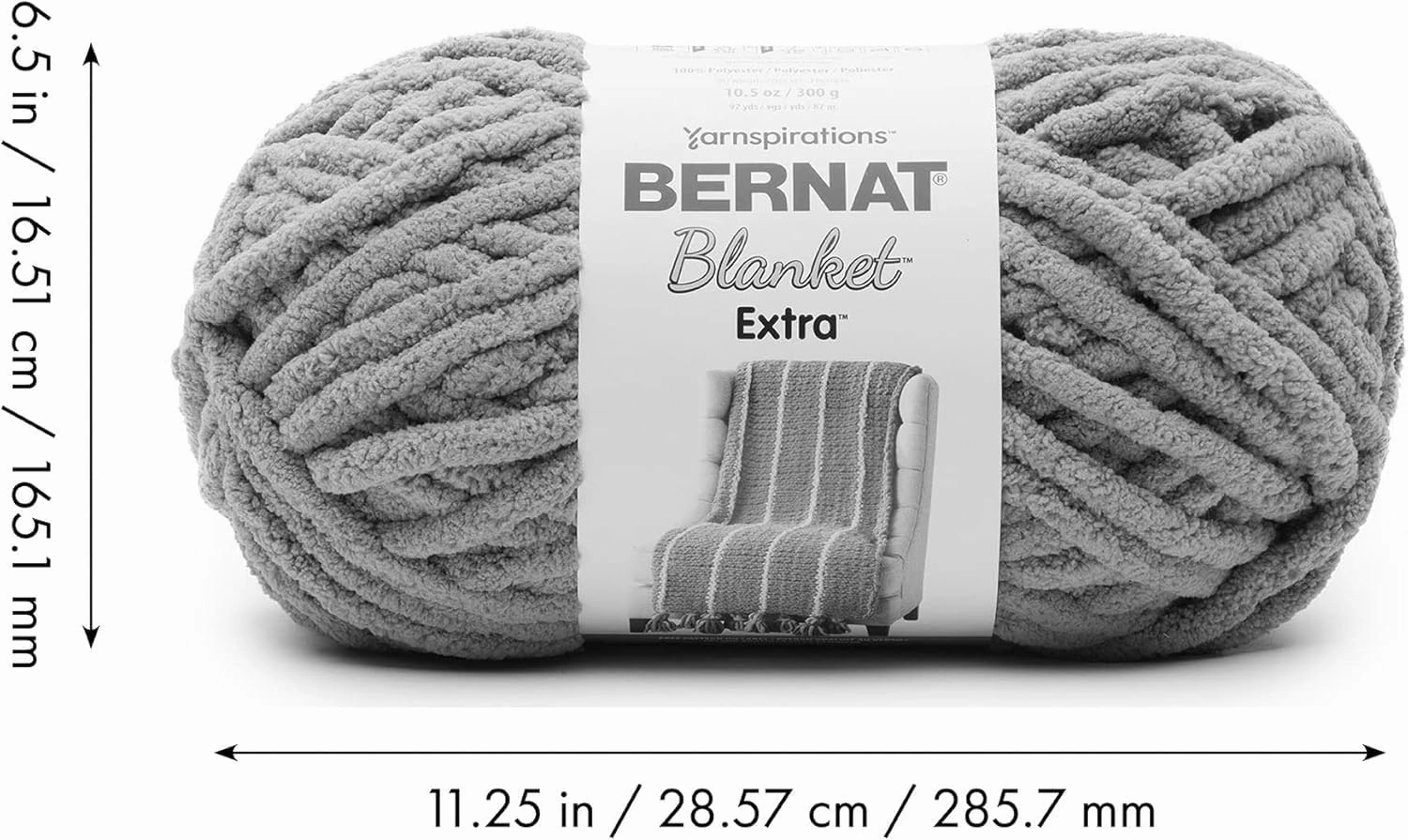 Bernat Burnt Rose Blanket Extra, 1 Pack