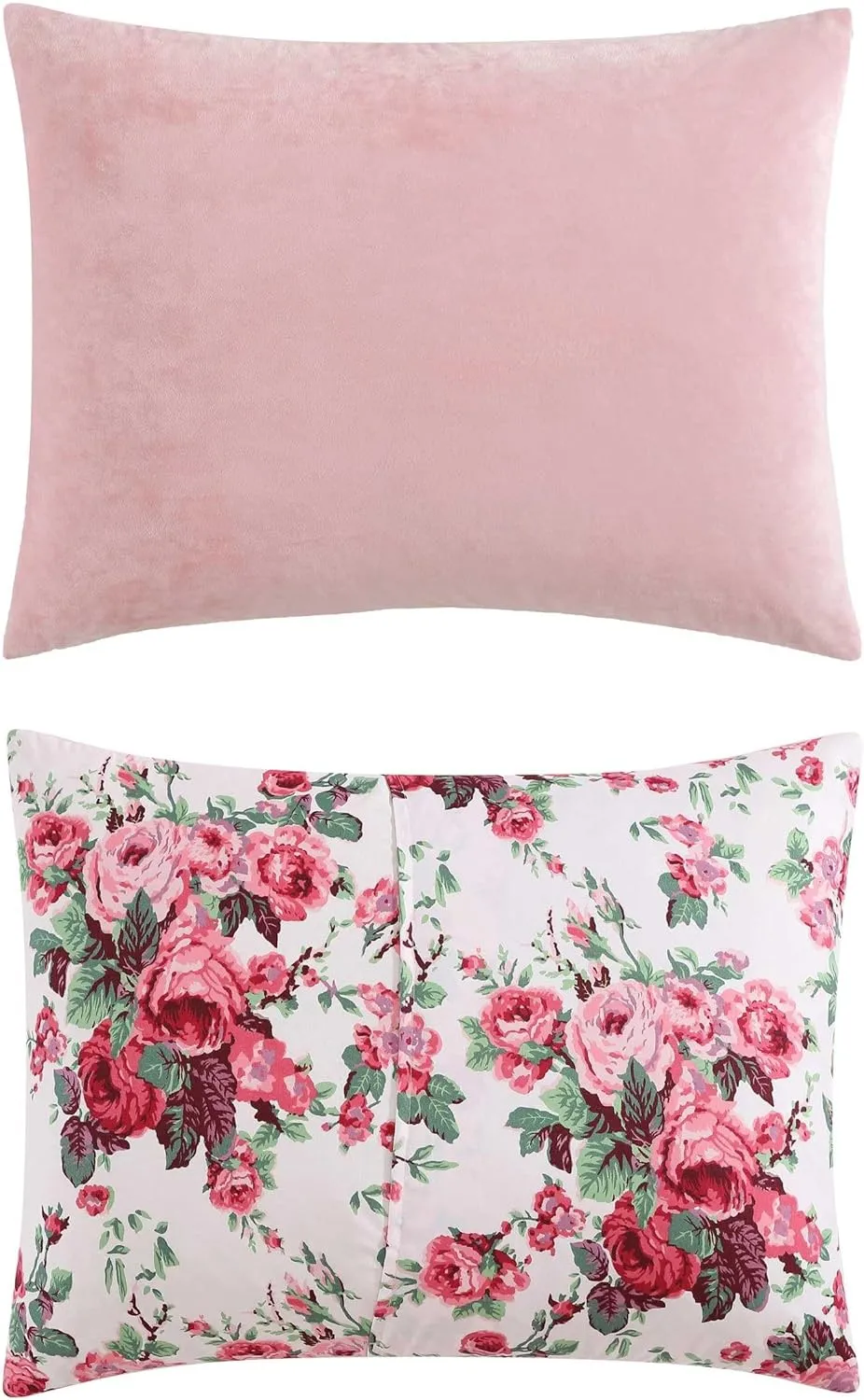 Betsey Johnson - Comforter Set, Luxuriously Soft Bedding with Matching Shams, Chic Bedding Set, Oeko-Tex Certified (Velvet Solid Pink, Full/Queen)