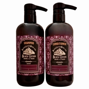 Black Canyon Lilac Bloom Scented Argan Oil Hair Shampoo and Conditioner Set, 16 Oz Shampoo - 16 Oz Conditioner