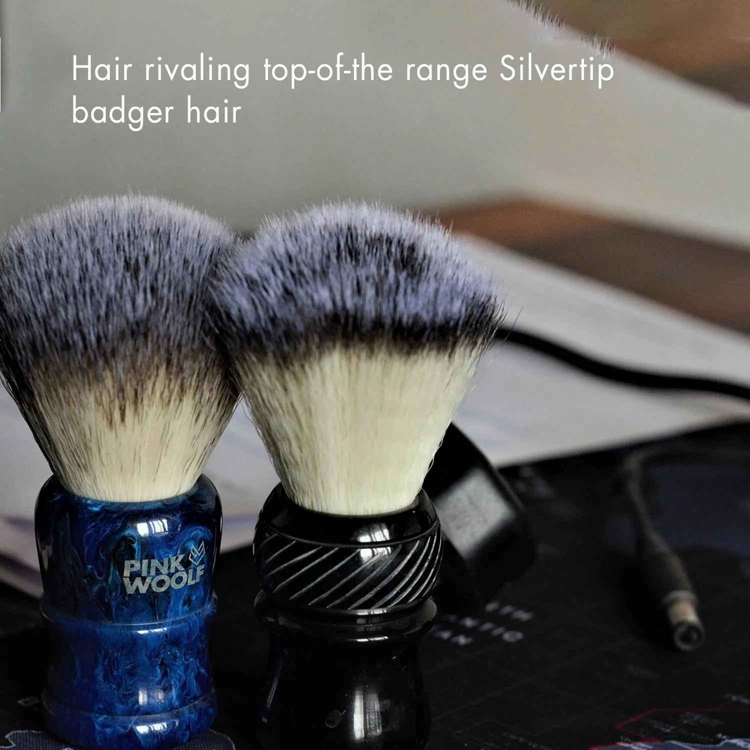 Boar Shaving Brush for Men | Black Tuxedo Handle, 24mm Knot | Classic Wet Shaving Brush for Rich Lather | Gentlemen’s Grooming Tool | Traditional Shaving Routine Accessory