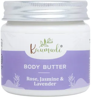 Body Butter - Rose, Jasmine & Lavender (Handcrafted with Natural Ingredients) 150GM/5.29 fl Oz