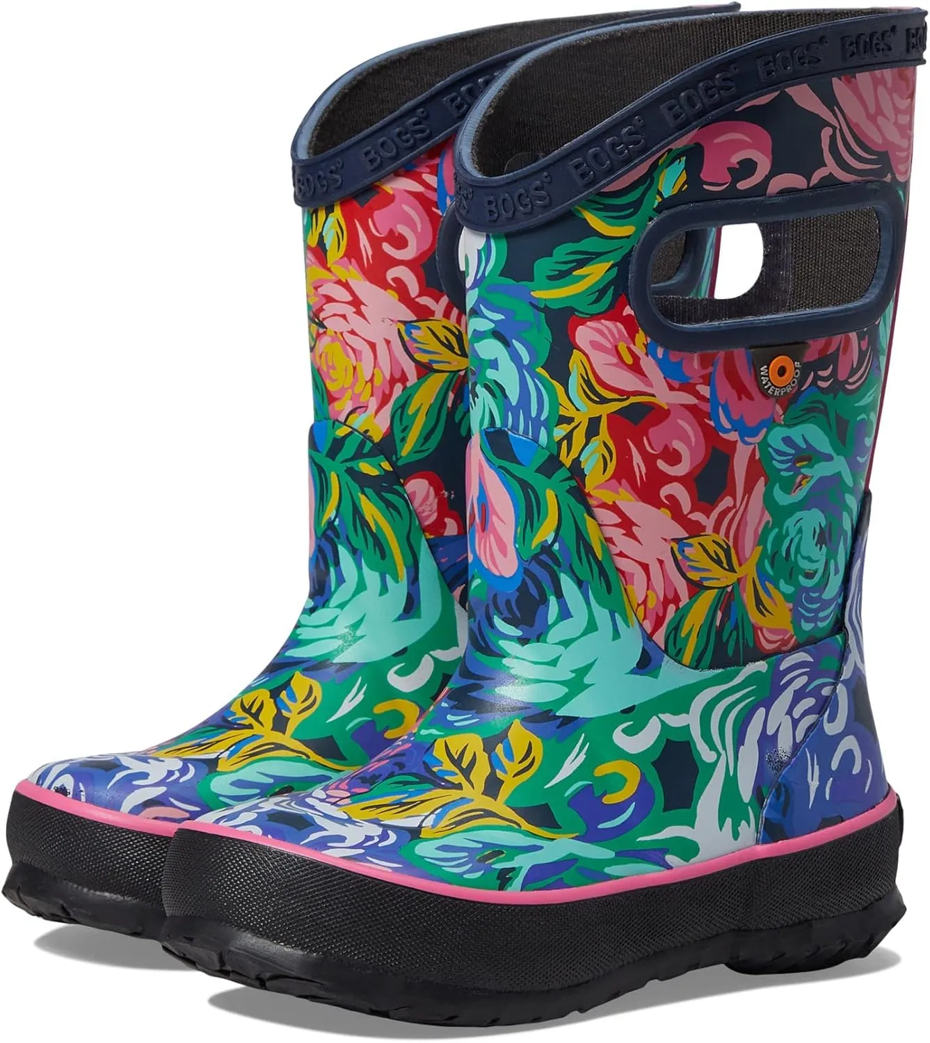 BOGS Rain Boot Rose Garden (Toddler/Little Kid/Big Kid)