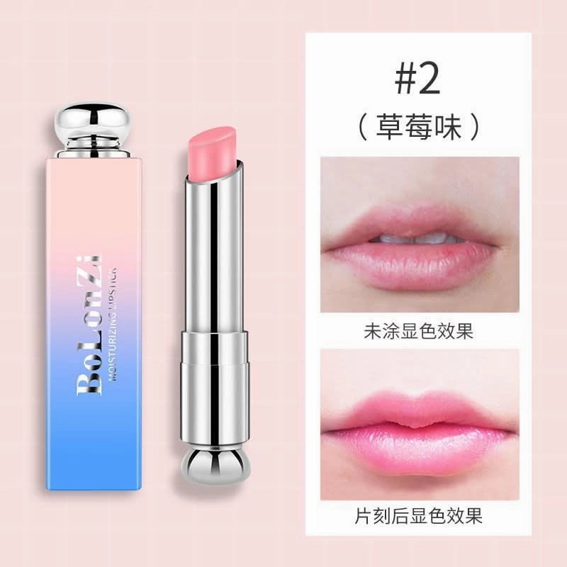 BOLONZI Color-Changing Lip Balm – Moisturizing & Nourishing Tinted Lip Care
