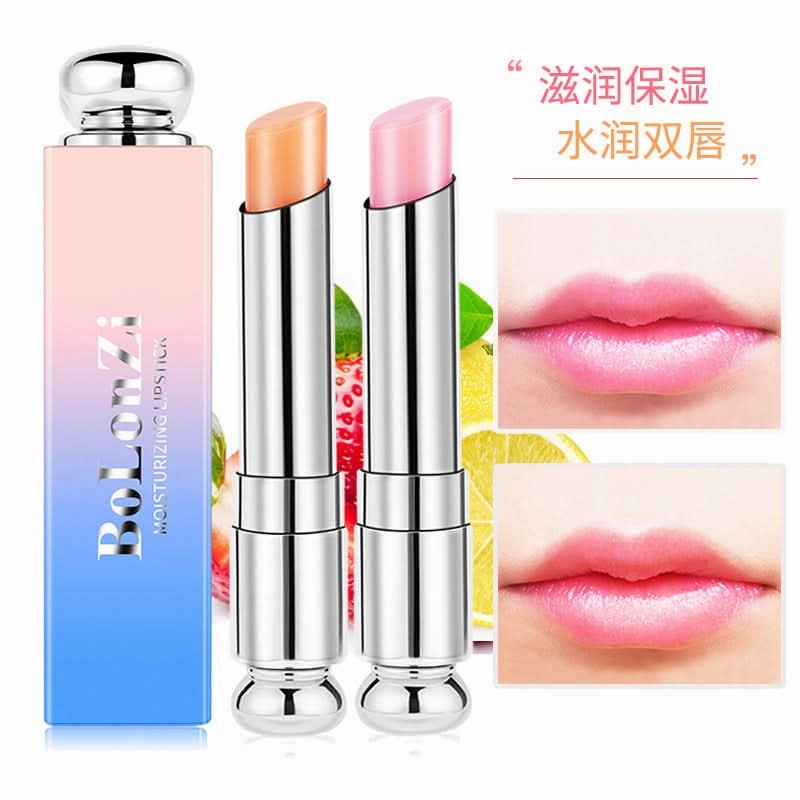 BOLONZI Color-Changing Lip Balm – Moisturizing & Nourishing Tinted Lip Care