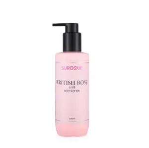 British Rose Body Lotion (250ml) | For Soft, Smooth & Brighten Skin | With Shea Butter, Vitamin C & E | UV Rays Protection | Hydrate & Nourish | Body Lotion For Women & Men