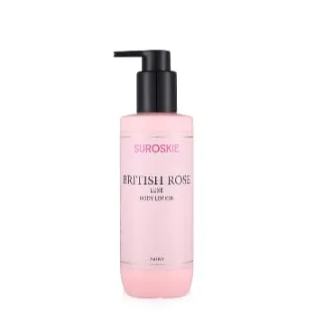 British Rose Body Lotion (250ml) | For Soft, Smooth & Brighten Skin | With Shea Butter, Vitamin C & E | UV Rays Protection | Hydrate & Nourish | Body Lotion For Women & Men